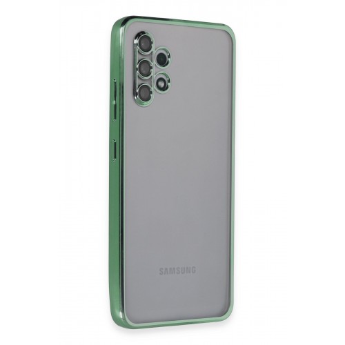 Newface Samsung Galaxy A32 Kılıf Razer Lensli Silikon - Yeşil Newface Samsung Galaxy A32 Kılıf Razer Lensli Silikon - Yeşil