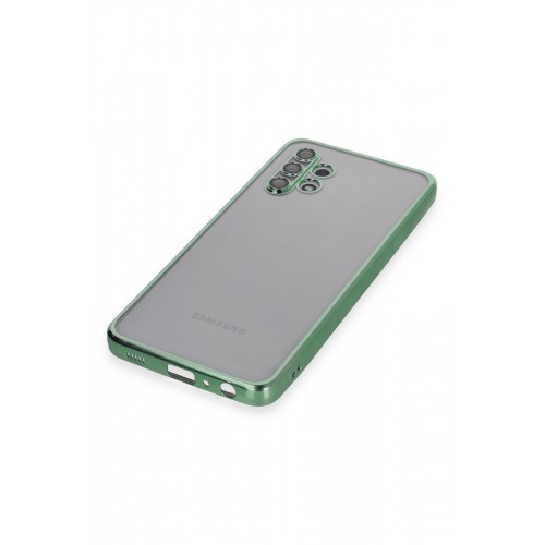 Newface Samsung Galaxy A32 Kılıf Razer Lensli Silikon - Yeşil Newface Samsung Galaxy A32 Kılıf Razer Lensli Silikon - Yeşil