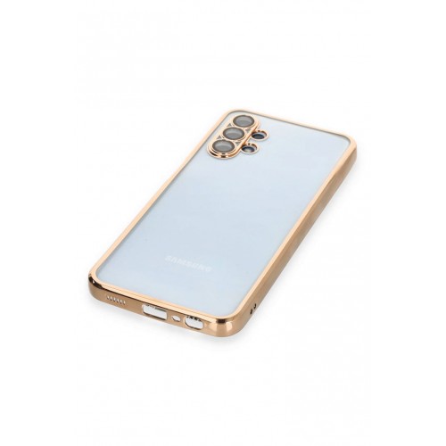 Newface Samsung Galaxy A13 4G Kılıf Razer Lensli Silikon - Gold Newface Samsung Galaxy A13 4G Kılıf Razer Lensli Silikon - Gold