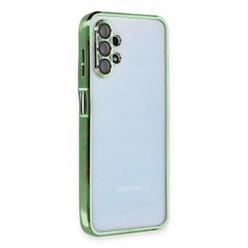 Newface Samsung Galaxy A13 4G Kılıf Razer Lensli Silikon - Yeşil Newface Samsung Galaxy A13 4G Kılıf Razer Lensli Silikon - Yeşil