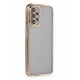 Newface Samsung Galaxy A23 4G Kılıf Razer Lensli Silikon - Gold Newface Samsung Galaxy A23 4G Kılıf Razer Lensli Silikon - Gold