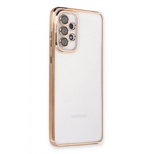 Newface Samsung Galaxy A33 5G Kılıf Razer Lensli Silikon - Gold Newface Samsung Galaxy A33 5G Kılıf Razer Lensli Silikon - Gold