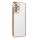 Newface Samsung Galaxy A33 5G Kılıf Razer Lensli Silikon - Gold Newface Samsung Galaxy A33 5G Kılıf Razer Lensli Silikon - Gold