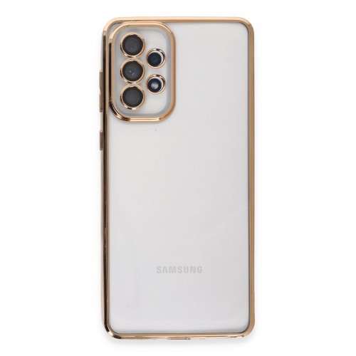Newface Samsung Galaxy A33 5G Kılıf Razer Lensli Silikon - Gold Newface Samsung Galaxy A33 5G Kılıf Razer Lensli Silikon - Gold