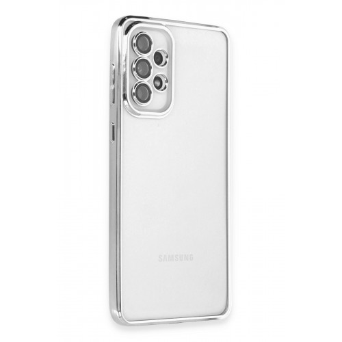 Newface Samsung Galaxy A33 5G Kılıf Razer Lensli Silikon - Gümüş Newface Samsung Galaxy A33 5G Kılıf Razer Lensli Silikon - Gümüş