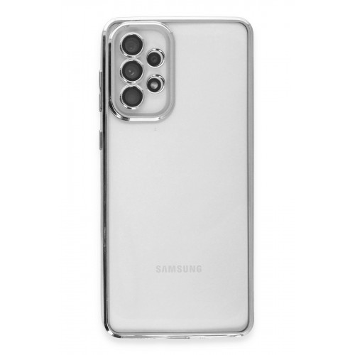 Newface Samsung Galaxy A33 5G Kılıf Razer Lensli Silikon - Gümüş Newface Samsung Galaxy A33 5G Kılıf Razer Lensli Silikon - Gümüş