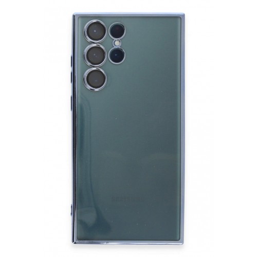 Newface Samsung Galaxy S22 Ultra Kılıf Razer Lensli Silikon - Açık Mavi Newface Samsung Galaxy S22 Ultra Kılıf Razer Lensli Silikon - Açık Mavi