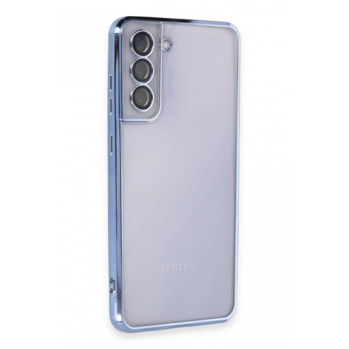 Newface Samsung Galaxy S21 FE Kılıf Razer Lensli Silikon - Açık Mavi Newface Samsung Galaxy S21 FE Kılıf Razer Lensli Silikon - Açık Mavi