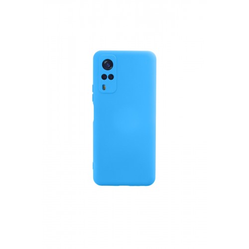 Newface Vivo Y31 2021 Kılıf Nano içi Kadife Silikon - Mavi Newface Vivo Y31 2021 Kılıf Nano içi Kadife Silikon - Mavi