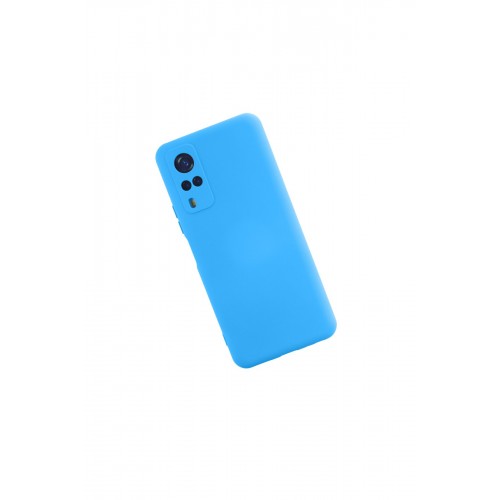 Newface Vivo Y31 2021 Kılıf Nano içi Kadife Silikon - Mavi Newface Vivo Y31 2021 Kılıf Nano içi Kadife Silikon - Mavi