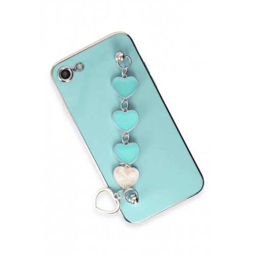 Newface iPhone 8 Kılıf Esila Silikon - Su Yeşili Newface iPhone 8 Kılıf Esila Silikon - Su Yeşili