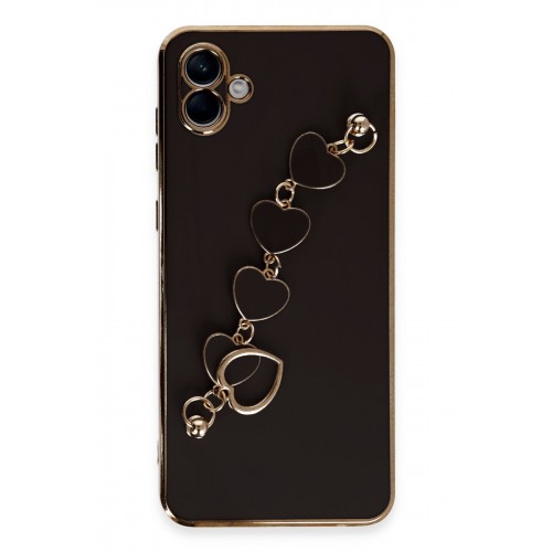 Newface Samsung Galaxy A04E Kılıf Esila Silikon - Siyah Newface Samsung Galaxy A04E Kılıf Esila Silikon - Siyah