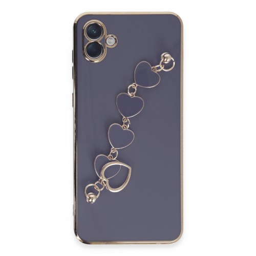 Newface Samsung Galaxy A04E Kılıf Esila Silikon - Gri Newface Samsung Galaxy A04E Kılıf Esila Silikon - Gri