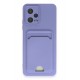 Newface Xiaomi Redmi Note 12 4G Kılıf Kelvin Kartvizitli Silikon - Lila Newface Xiaomi Redmi Note 12 4G Kılıf Kelvin Kartvizitli Silikon - Lila