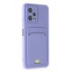 Newface Xiaomi Redmi Note 12 4G Kılıf Kelvin Kartvizitli Silikon - Lila Newface Xiaomi Redmi Note 12 4G Kılıf Kelvin Kartvizitli Silikon - Lila