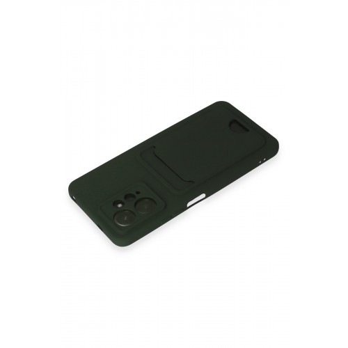 Newface Xiaomi Redmi Note 12 4G Kılıf Kelvin Kartvizitli Silikon - Koyu Yeşil Newface Xiaomi Redmi Note 12 4G Kılıf Kelvin Kartvizitli Silikon - Koyu Yeşil