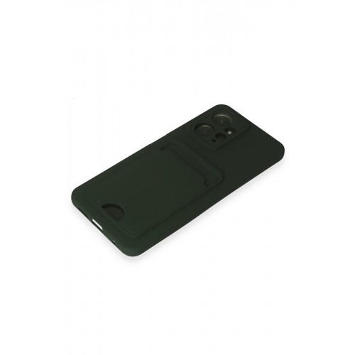 Newface Xiaomi Redmi Note 12 4G Kılıf Kelvin Kartvizitli Silikon - Koyu Yeşil Newface Xiaomi Redmi Note 12 4G Kılıf Kelvin Kartvizitli Silikon - Koyu Yeşil