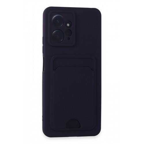 Newface Xiaomi Redmi Note 12 4G Kılıf Kelvin Kartvizitli Silikon - Derin Mor Newface Xiaomi Redmi Note 12 4G Kılıf Kelvin Kartvizitli Silikon - Derin Mor
