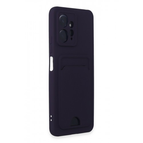 Newface Xiaomi Redmi Note 12 4G Kılıf Kelvin Kartvizitli Silikon - Derin Mor Newface Xiaomi Redmi Note 12 4G Kılıf Kelvin Kartvizitli Silikon - Derin Mor