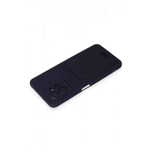 Newface Xiaomi Redmi Note 12 4G Kılıf Kelvin Kartvizitli Silikon - Derin Mor Newface Xiaomi Redmi Note 12 4G Kılıf Kelvin Kartvizitli Silikon - Derin Mor