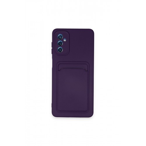 Newface Samsung Galaxy A14 4G Kılıf Kelvin Kartvizitli Silikon - Derin Mor Newface Samsung Galaxy A14 4G Kılıf Kelvin Kartvizitli Silikon - Derin Mor