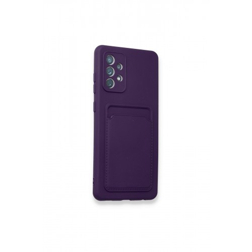Newface Samsung Galaxy A23 4G Kılıf Kelvin Kartvizitli Silikon - Derin Mor Newface Samsung Galaxy A23 4G Kılıf Kelvin Kartvizitli Silikon - Derin Mor