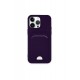 Newface iPhone 14 Pro Max Kılıf Kelvin Kartvizitli Silikon - Derin Mor Newface iPhone 14 Pro Max Kılıf Kelvin Kartvizitli Silikon - Derin Mor