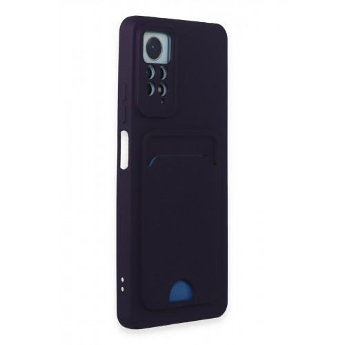 Newface Xiaomi Redmi Note 11 Pro Kılıf Kelvin Kartvizitli Silikon - Derin Mor Newface Xiaomi Redmi Note 11 Pro Kılıf Kelvin Kartvizitli Silikon - Derin Mor
