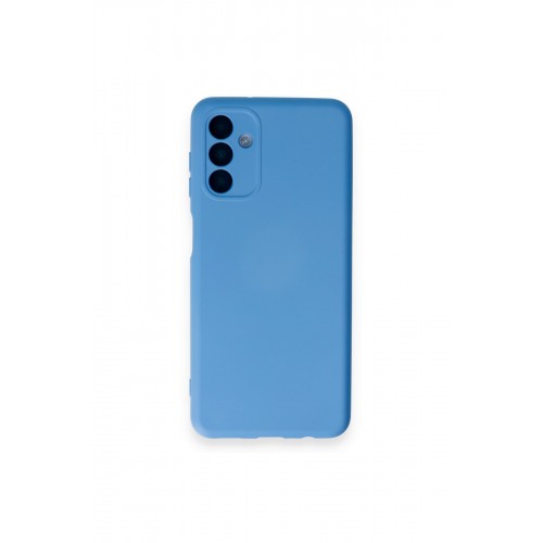 Newface Samsung Galaxy A14 4G Kılıf Nano içi Kadife Silikon - Mavi Newface Samsung Galaxy A14 4G Kılıf Nano içi Kadife Silikon - Mavi