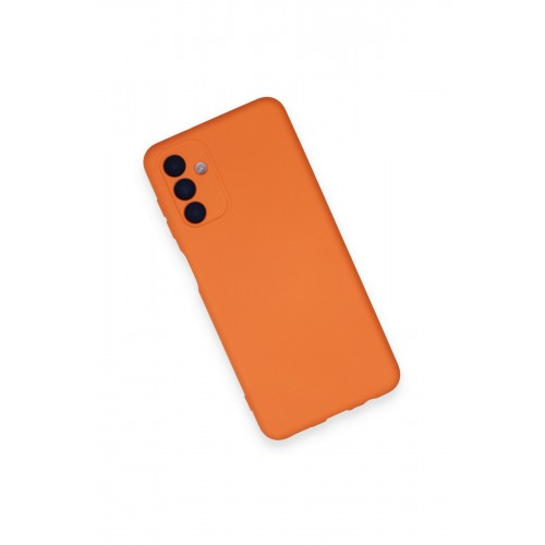 Newface Samsung Galaxy A14 4G Kılıf Nano içi Kadife Silikon - Turuncu Newface Samsung Galaxy A14 4G Kılıf Nano içi Kadife Silikon - Turuncu