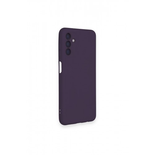 Newface Samsung Galaxy A14 4G Kılıf Nano içi Kadife Silikon - Mor Newface Samsung Galaxy A14 4G Kılıf Nano içi Kadife Silikon - Mor