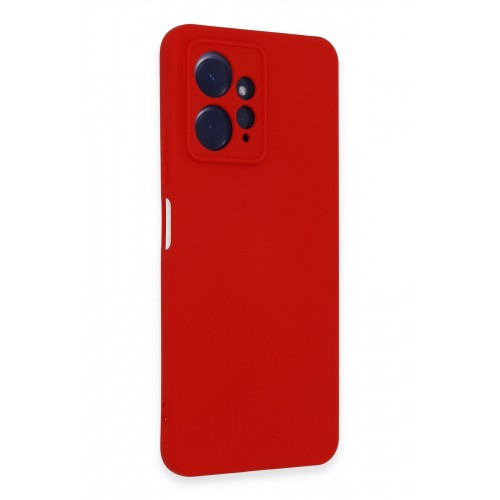 Newface Xiaomi Redmi Note 12 4G Kılıf Nano içi Kadife Silikon - Kırmızı Newface Xiaomi Redmi Note 12 4G Kılıf Nano içi Kadife Silikon - Kırmızı