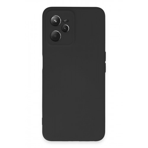 Newface Realme C35 Kılıf Nano içi Kadife Silikon - Siyah Newface Realme C35 Kılıf Nano içi Kadife Silikon - Siyah