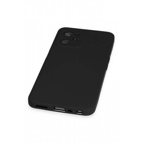 Newface Realme C35 Kılıf Nano içi Kadife Silikon - Siyah Newface Realme C35 Kılıf Nano içi Kadife Silikon - Siyah