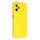 Newface Realme C35 Kılıf Nano içi Kadife Silikon - Sarı Newface Realme C35 Kılıf Nano içi Kadife Silikon - Sarı