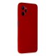 Newface Realme C35 Kılıf Nano içi Kadife Silikon - Kırmızı Newface Realme C35 Kılıf Nano içi Kadife Silikon - Kırmızı