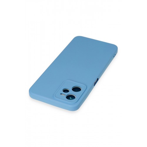 Newface Realme C35 Kılıf Nano içi Kadife Silikon - Mavi Newface Realme C35 Kılıf Nano içi Kadife Silikon - Mavi