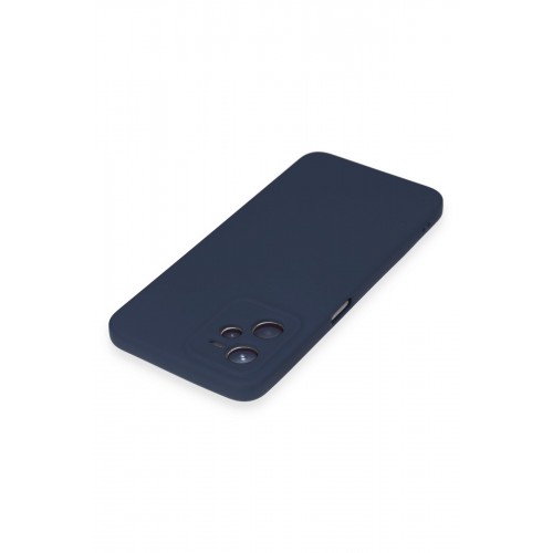 Newface Realme C35 Kılıf Nano içi Kadife Silikon - Lacivert Newface Realme C35 Kılıf Nano içi Kadife Silikon - Lacivert