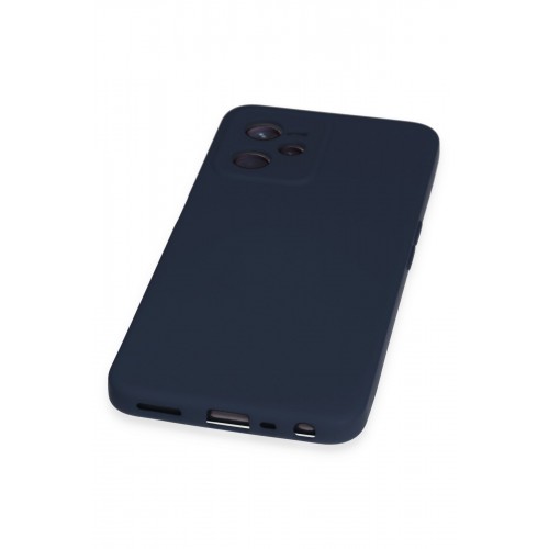 Newface Realme C35 Kılıf Nano içi Kadife Silikon - Lacivert Newface Realme C35 Kılıf Nano içi Kadife Silikon - Lacivert