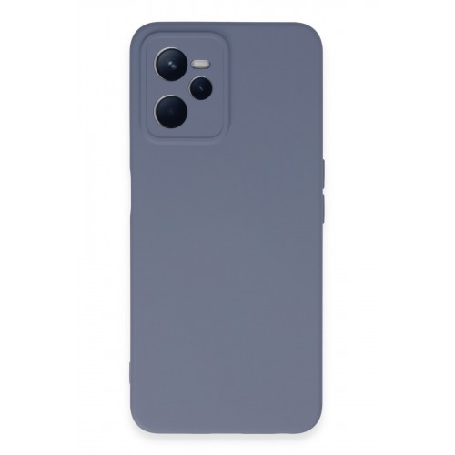 Newface Realme C35 Kılıf Nano içi Kadife Silikon - Gri Newface Realme C35 Kılıf Nano içi Kadife Silikon - Gri