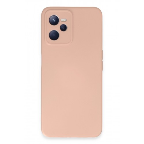 Newface Realme C35 Kılıf Nano içi Kadife Silikon - Pudra Newface Realme C35 Kılıf Nano içi Kadife Silikon - Pudra