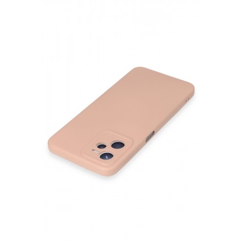 Newface Realme C35 Kılıf Nano içi Kadife Silikon - Pudra Newface Realme C35 Kılıf Nano içi Kadife Silikon - Pudra