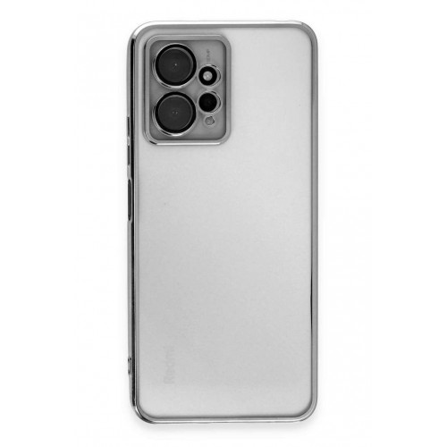 Newface Xiaomi Redmi Note 12 4G Kılıf Razer Lensli Silikon - Gümüş Newface Xiaomi Redmi Note 12 4G Kılıf Razer Lensli Silikon - Gümüş
