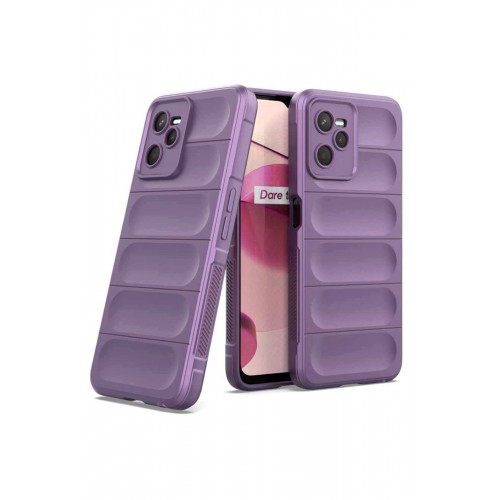 Newface Realme C35 Kılıf Optimum Silikon - Mor Newface Realme C35 Kılıf Optimum Silikon - Mor