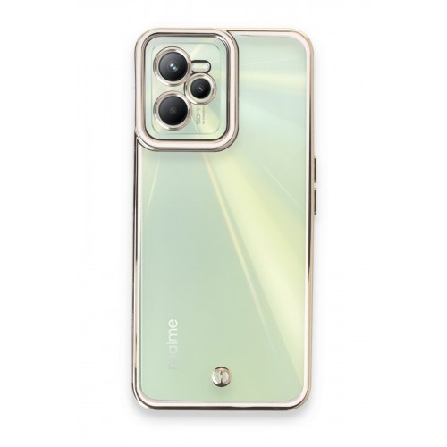 Newface Realme C35 Kılıf Liva Lens Silikon - Beyaz Newface Realme C35 Kılıf Liva Lens Silikon - Beyaz