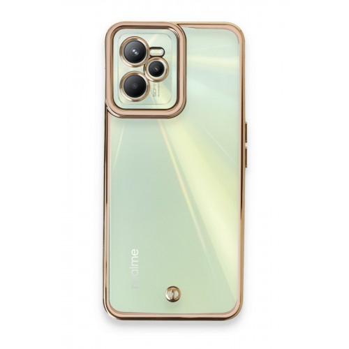 Newface Realme C35 Kılıf Liva Lens Silikon - Pudra Newface Realme C35 Kılıf Liva Lens Silikon - Pudra
