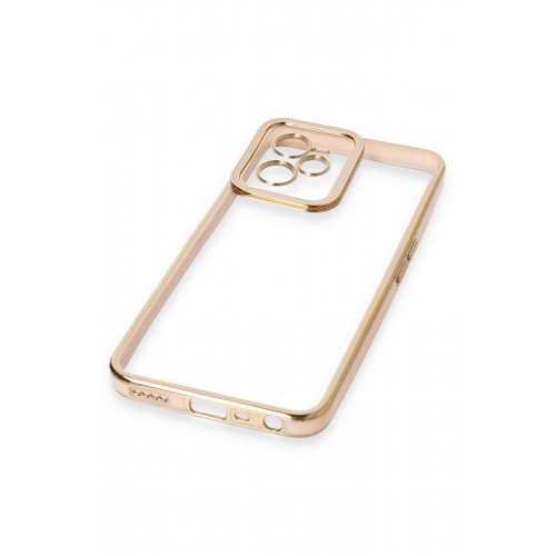 Newface Realme C35 Kılıf Liva Lens Silikon - Pudra Newface Realme C35 Kılıf Liva Lens Silikon - Pudra