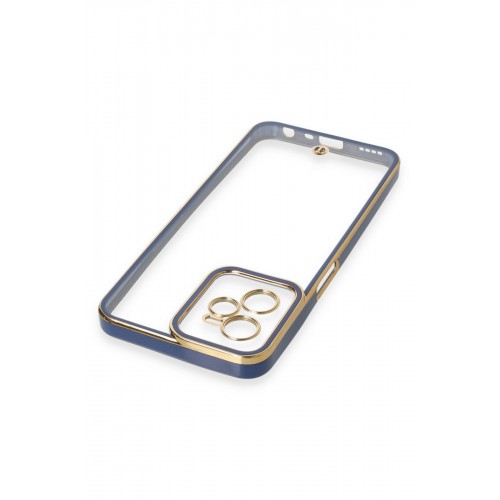 Newface Realme C35 Kılıf Liva Lens Silikon - Mavi Newface Realme C35 Kılıf Liva Lens Silikon - Mavi