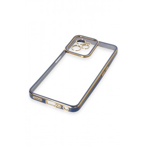 Newface Realme C35 Kılıf Liva Lens Silikon - Mavi Newface Realme C35 Kılıf Liva Lens Silikon - Mavi
