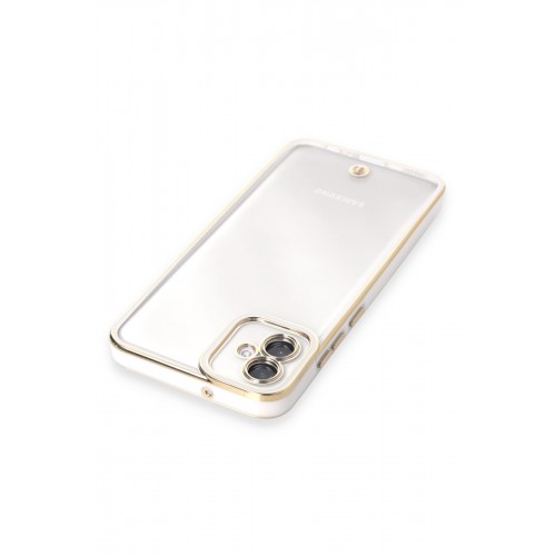Newface Samsung Galaxy A04E Kılıf Liva Lens Silikon - Beyaz Newface Samsung Galaxy A04E Kılıf Liva Lens Silikon - Beyaz